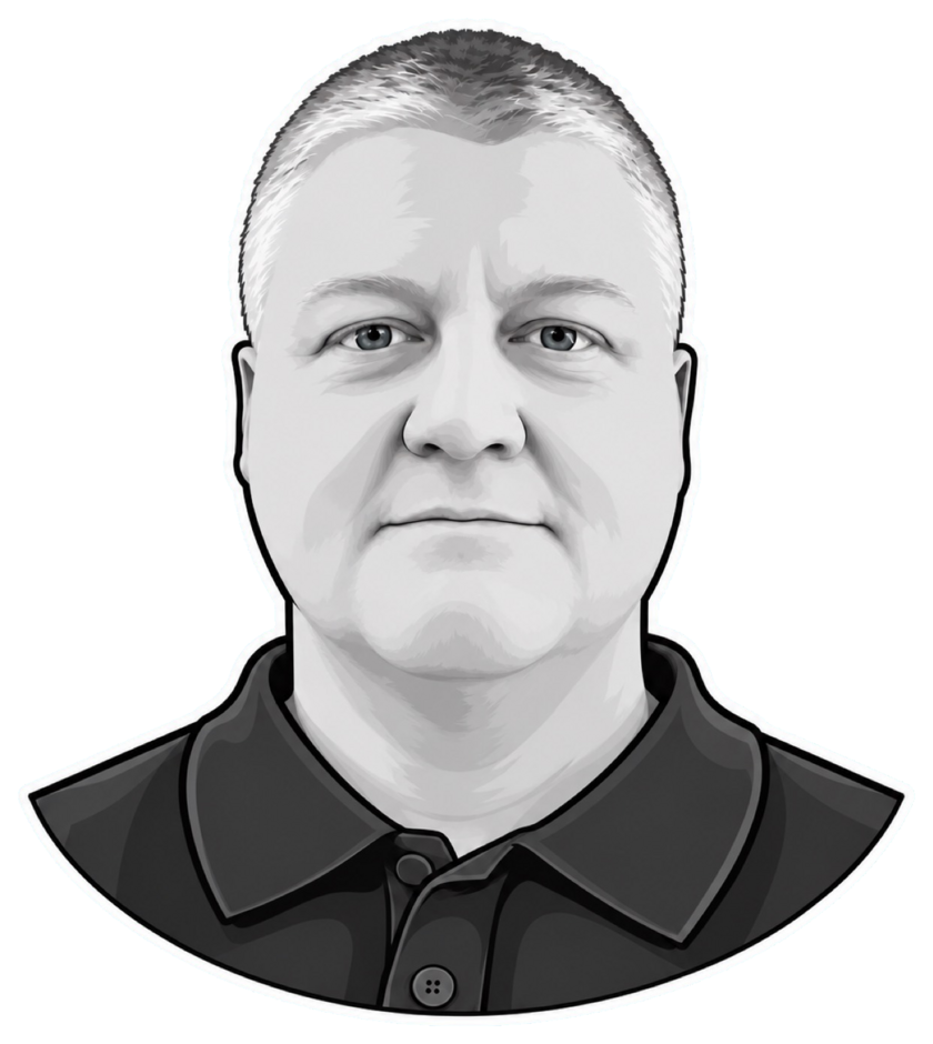 Illustrated portrait of Harold